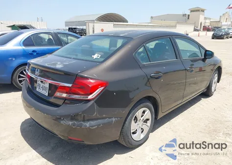 2013 Honda Civic Lx z USA, uszkodzony, nr VIN 2HGFB2F52DH546997